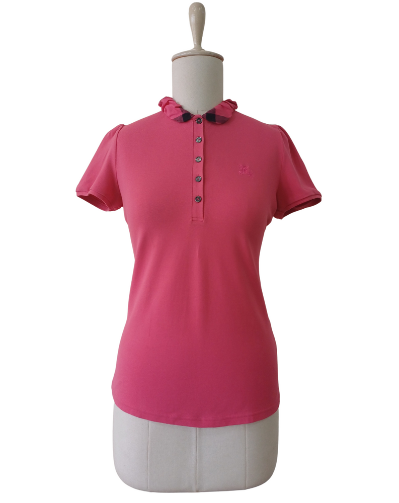 Burberry polo womens sale pink